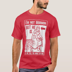 Camiseta Engraçado Livro LDS do Mórmon Missionário 