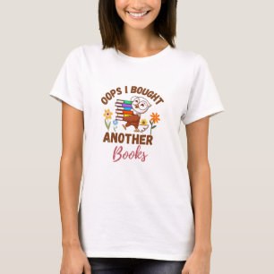 Camiseta Engraçado Livro Lover Citação Lendo Viciado Introd
