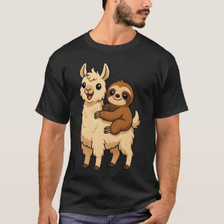 Camiseta Engraçado Llama Cute Kawaii Animal Friends fu