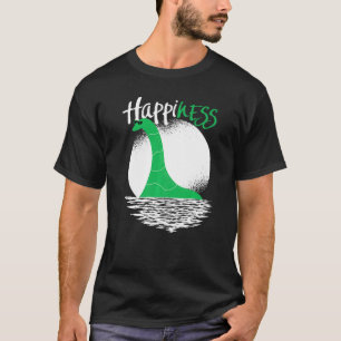 Camiseta Engraçado Loch Ness Monster Feliz Nessie Pun