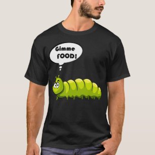 Camiseta Engraçado Logotipo da Lagarta Presente Giftidea Ro