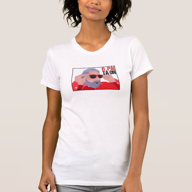 Camiseta Engraçado Lula Meme com óculos Sunitas (Frente)