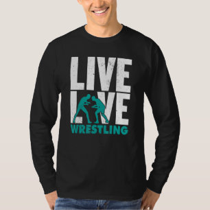 Camiseta Engraçado Luta De Amor Ao Vivo Para Mulheres E Eu