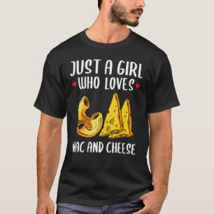 Camiseta Engraçado Mac E Queijo Para Meninas Macaroni Chee
