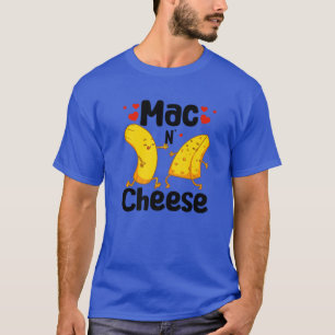 Camiseta Engraçado Mac N' Cheese Presente Para Homens Mulh