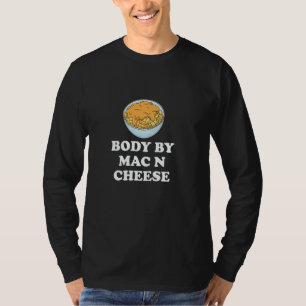 Camiseta Engraçado Macarrão com Queijo Comida Americana Cor