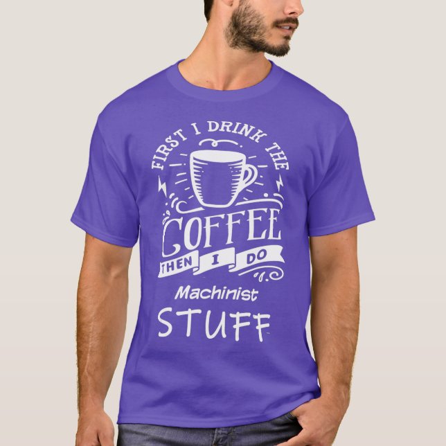 Camiseta Engraçado Machinista (Frente)