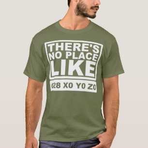 Camiseta Engraçado Machinista CNC Não Há Lugar Como G28 