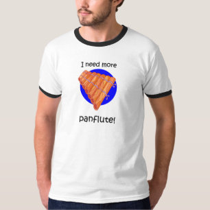 Camiseta engraçado mais panflute