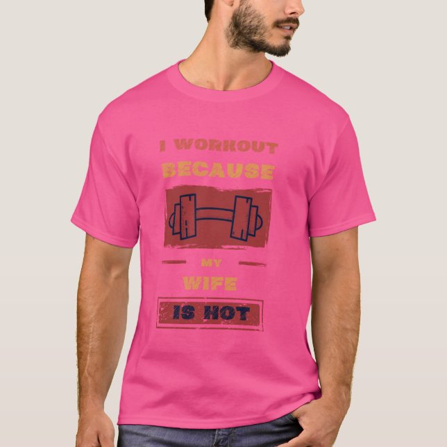 Camiseta Engraçado Malhação Que Eu Trabalho Porque Minha Es (Frente)
