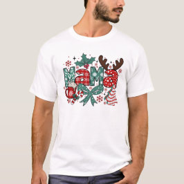 Camiseta Engraçado Mama Claus Clube de Natal