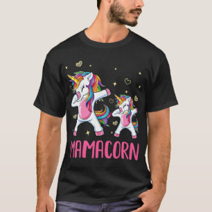 Camiseta Engraçado Mamacorn Unicorn Costume Mãe Dia de as