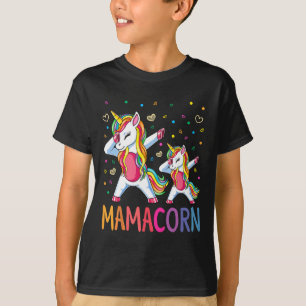 Camiseta Engraçado Mamacorn Unicorn Costume Mãe Dia de as m