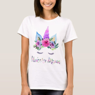 Camiseta Engraçado Mamacorn Unicorn Mama Dia de as mães Pre
