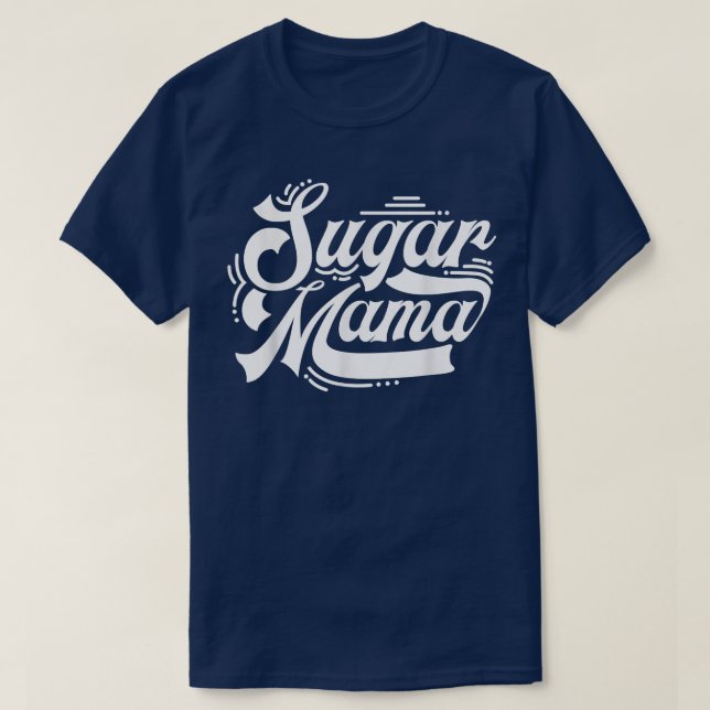 Camiseta Engraçado, mamãe de açúcar, design de doces para s (Frente do Design)