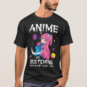 Camiseta Engraçado manga japonesa Otaku Apenas uma moça Cob