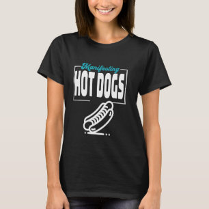 Camiseta Engraçado Manifesto Cachorros Quentes Amplia Gráfi