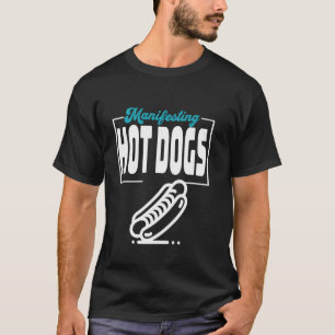 Camiseta Engraçado Manifesto Cachorros Quentes Amplia Gráfi