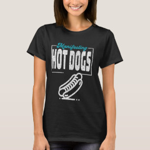 Camiseta Engraçado Manifesto Cachorros Quentes Amplia Gráfi