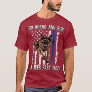 Camiseta Engraçado Manipulador da Polícia do K 9, Present