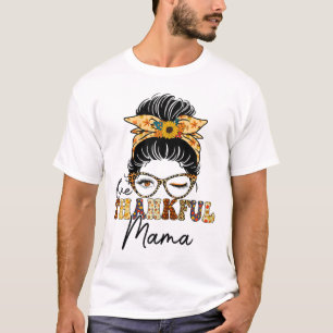 Camiseta Engraçado Mano Um Feliz Dia De outono Da Mamãe