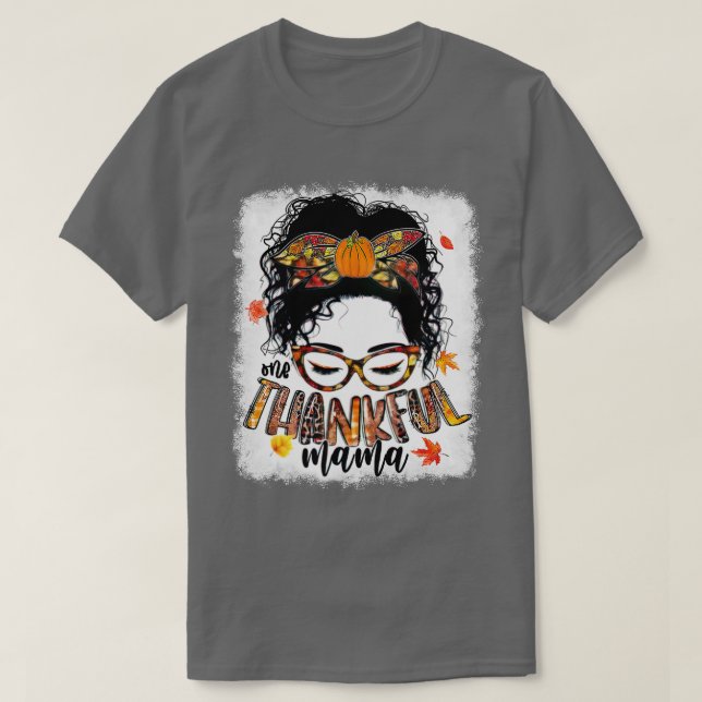 Camiseta Engraçado Mano Um Feliz Dia De outono Da Mamãe (Frente do Design)