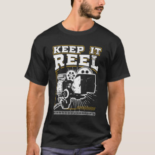 Camiseta Engraçado Mantenha-A Realmente Cineastas Filmadora