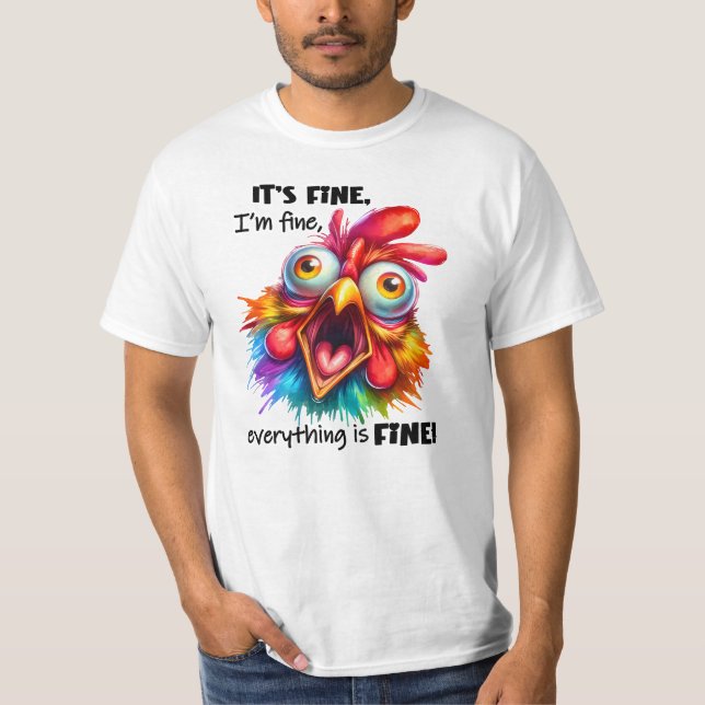 Camiseta Engraçado manter ou design seu próprio Tee (Frente)