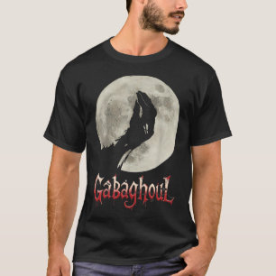 Camiseta Engraçado Mão Lua Gabagool Halloween