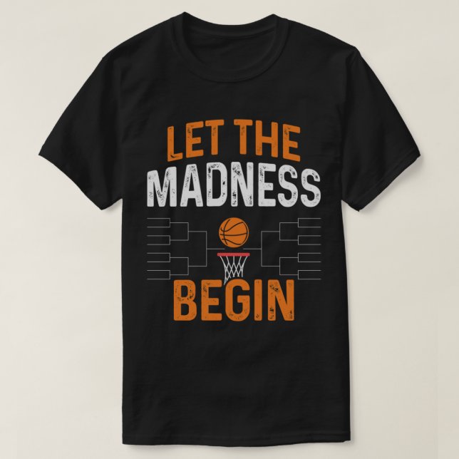 Camiseta Engraçado Marcha de Presente de Basquete, Turnê de (Frente do Design)