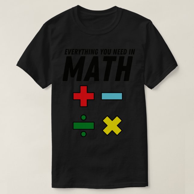 Camiseta Engraçado Math cita Professor Matemático 1 (Frente do Design)