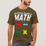 Camiseta Engraçado Math cita Professor Mathemático<br><div class="desc">Engraçado,  a matemática cita o Professor Matemático. Veja nossa seleção de camisas de Matemática para o melhor em peças únicas ou personalizadas feitas à mão de nossos compras de roupas.</div>