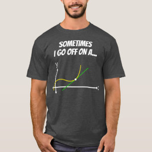 Camiseta Engraçado Math Tangent Gift Segundo grau College M