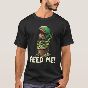 Camiseta Engraçado Me Alimente Sempre Com Fome Vênus Vira C