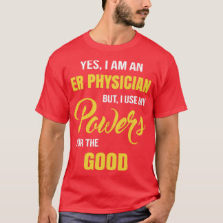 Camiseta Engraçado Médico ER