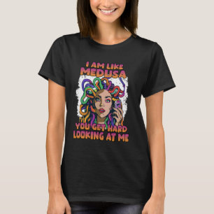 Camiseta Engraçado Medusa Gorgon Halloween T Cobra Hair Med