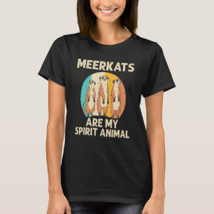 Camiseta Engraçado Meerkat Gift Kids Men Mulheres Meninos L