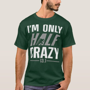 Camiseta Engraçado Meia Maratona Art Men Mulheres Correndo