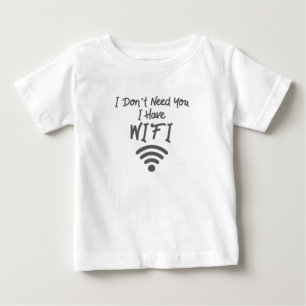 Camiseta Engraçado Meme da Internet que eu não preciso de v