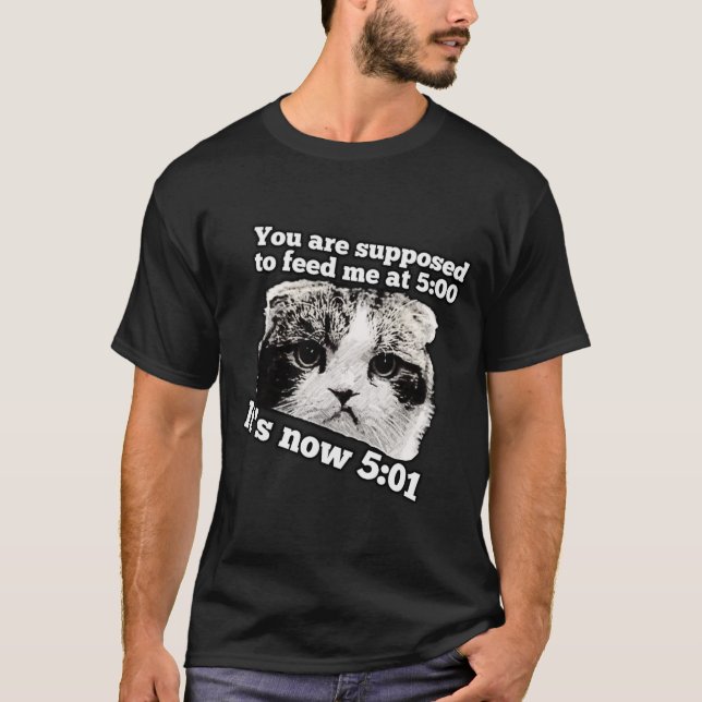 Camiseta Engraçado meme de gato zangado para gatinhos (Frente)