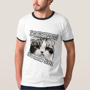 Camiseta Engraçado meme de gato zangado para gatinhos