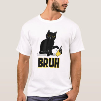 Camiseta Engraçado Meme dizendo Bruh