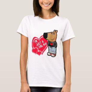 Camiseta Engraçado Meme sou apenas um Casal Namorados de Ca