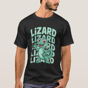 Camiseta Engraçado Meme Vibe Gecko Weirdcore Lagarto Meme 1