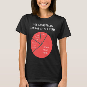 Camiseta Engraçado Memória De Natal Nas Redes Sociais Envol