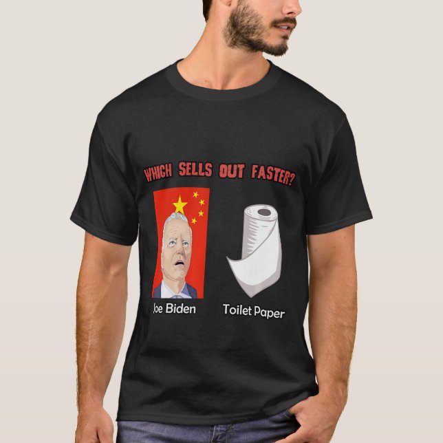 Camiseta Engraçado Memória Política Sátira Sonolento Joe Bi (Frente)