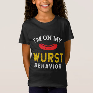 Camiseta Engraçado Meu Comportamento Wurst Oktoberfest
