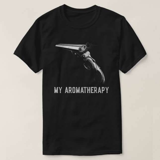 Camiseta Engraçado, Meu Entusiasta De Armas De Fogo Da Arom (Frente do Design)