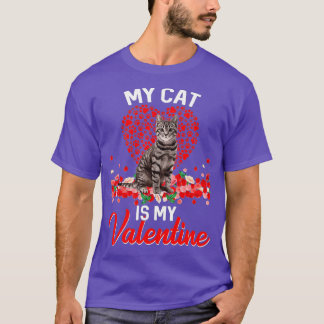 Camiseta Engraçado Meu Gato É Meu Namorados Gato De Gato