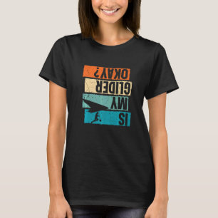 Camiseta Engraçado Meu Planador Está Bem Paraquedista Parap